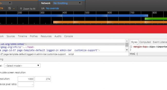 Outils de développement Chrome