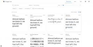 Google Fonts